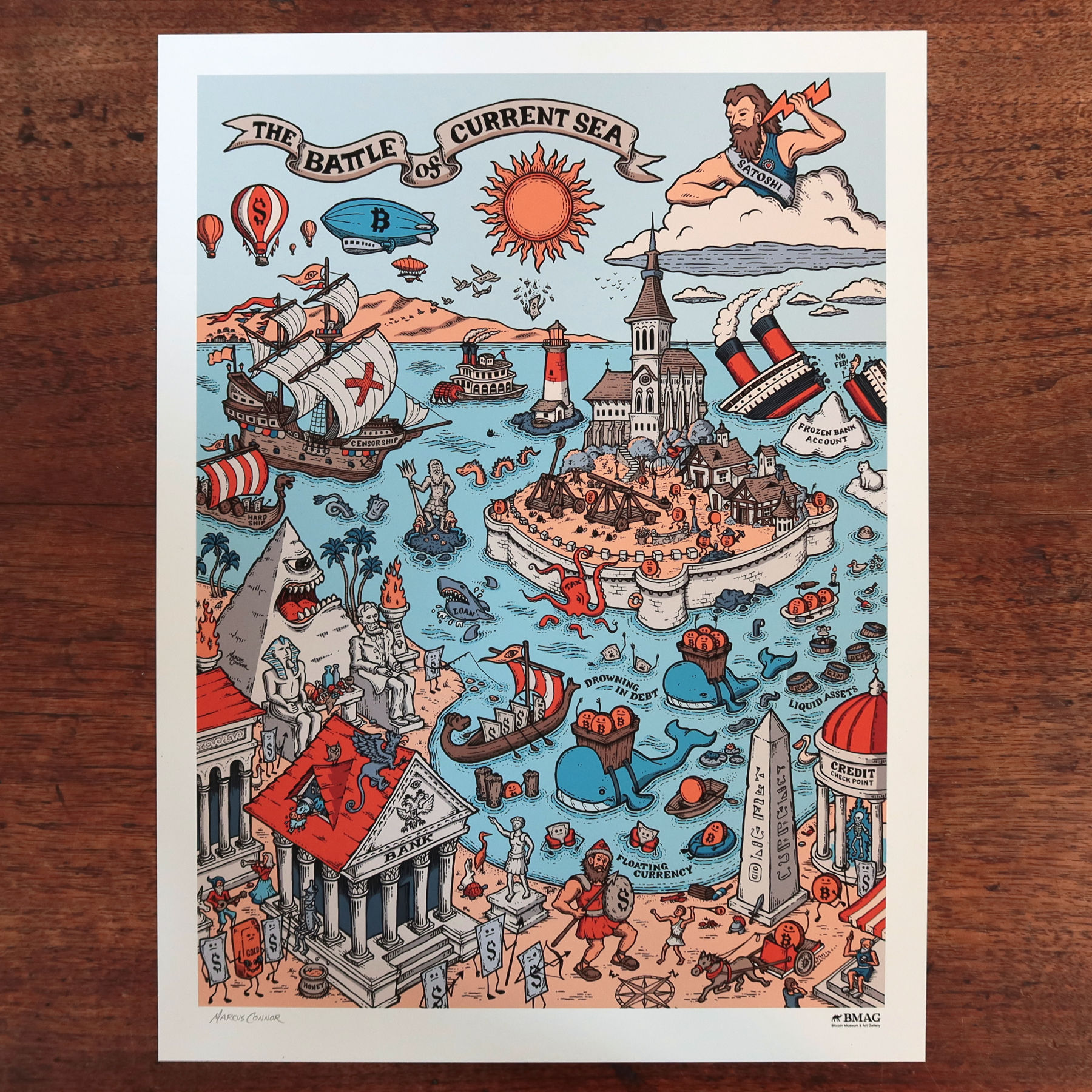 Battle of Current Sea print