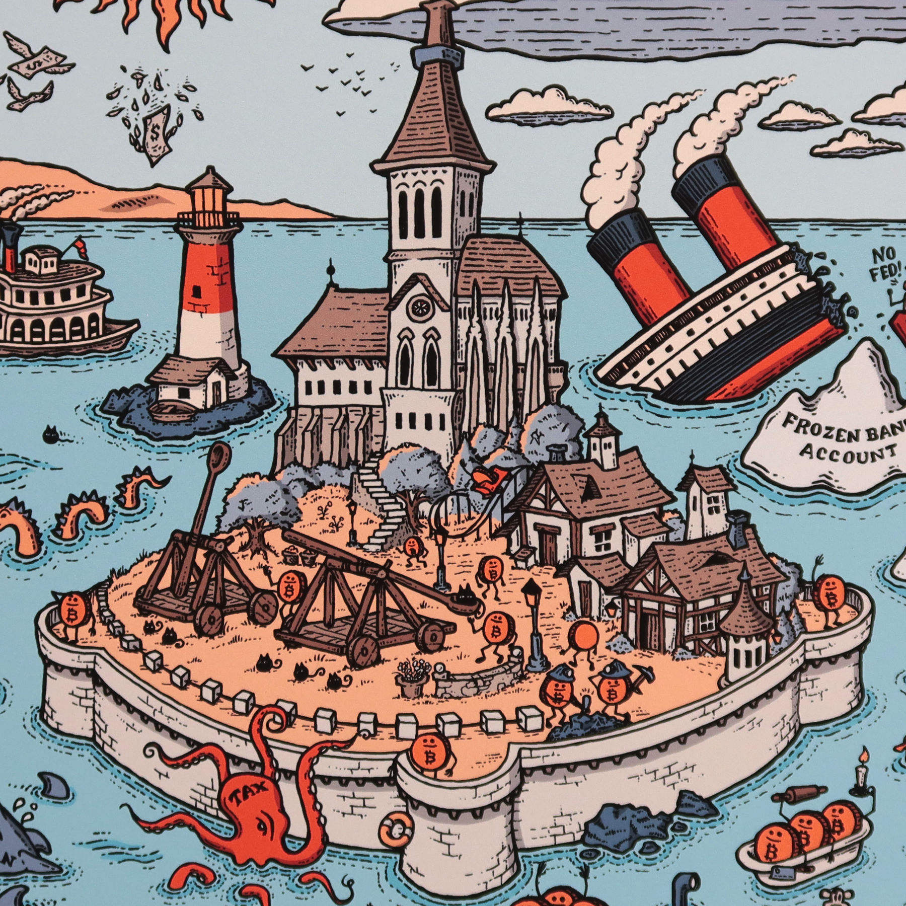 Current Sea close up