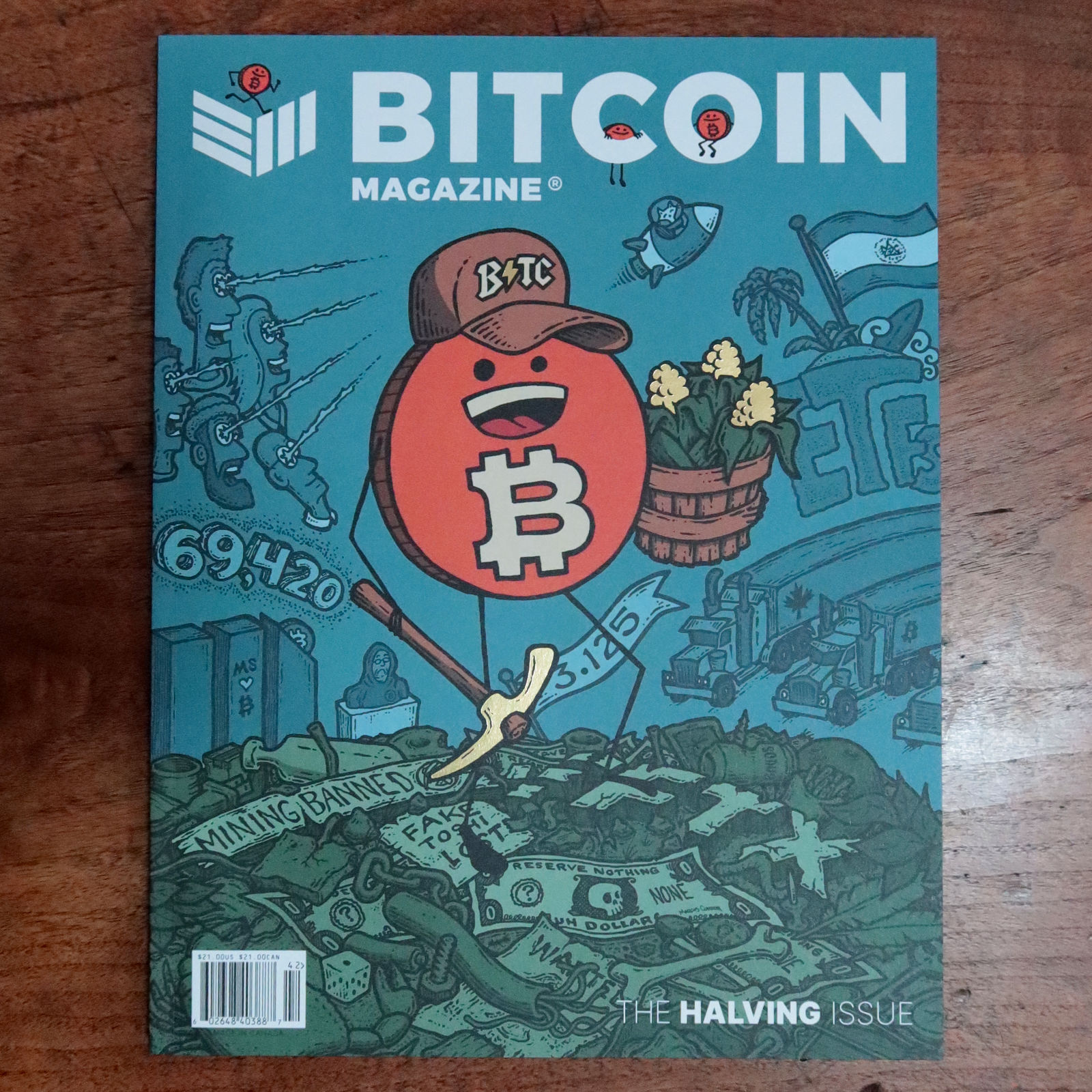 Bitcoin Magazine cover