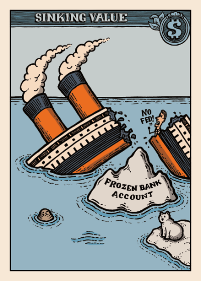 sinking value card